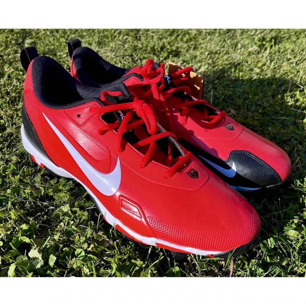 Nike‎ Trout Fastflex Shoes Mens Size 11.5 Red Baseball Cleats FB9728-600